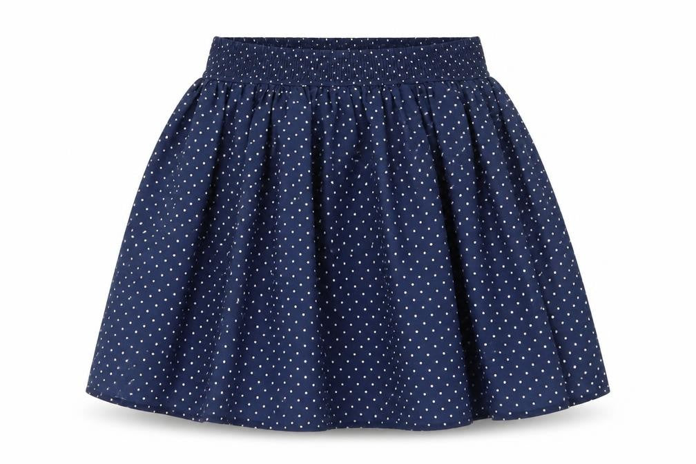 NEXT Girls Blue Polka Dot  Flare Skirt Size 12 Years