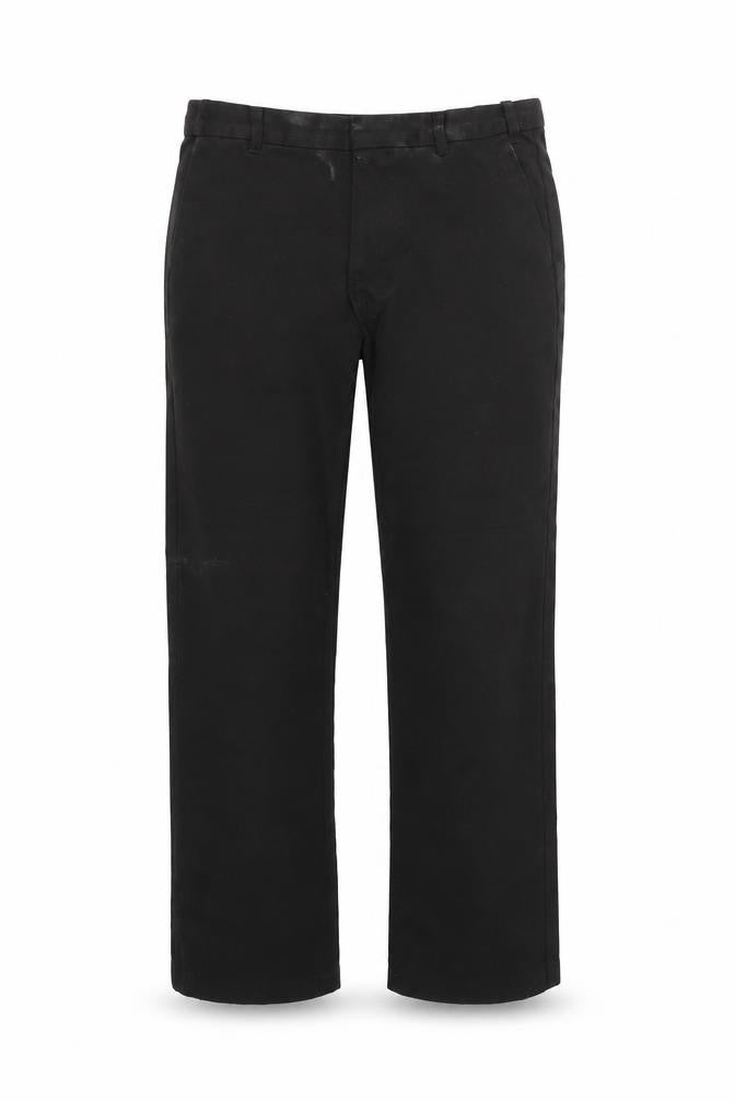 Front view of George boys’ black capri trousers, size 9-10, years