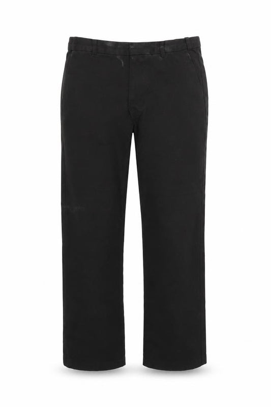 Front view of George boys’ black capri trousers, size 9-10, years
