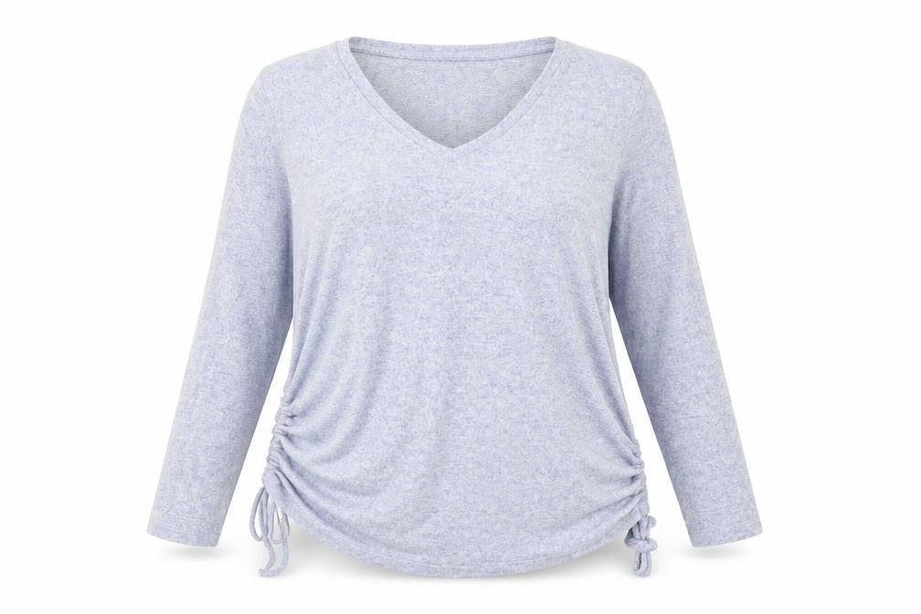 Front view of George women’s blue jumper, size UK 18