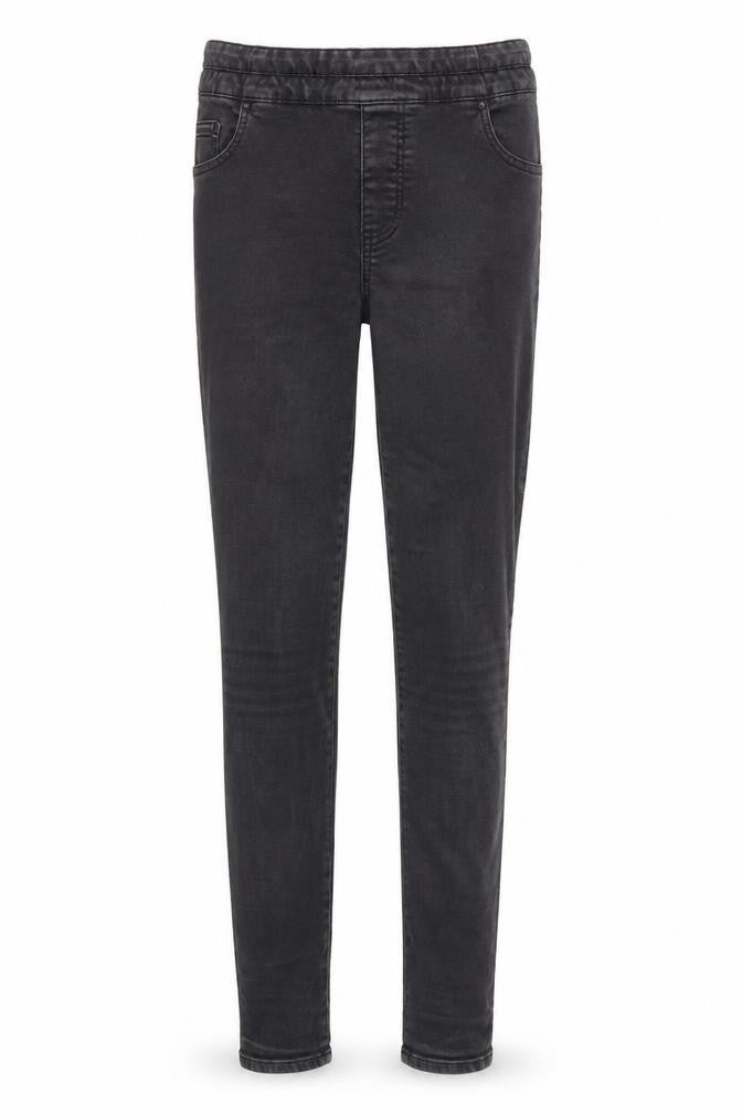 DENIM &CO  Womens Black Houndstooth  Skinny Jeans Size 12 L30 in