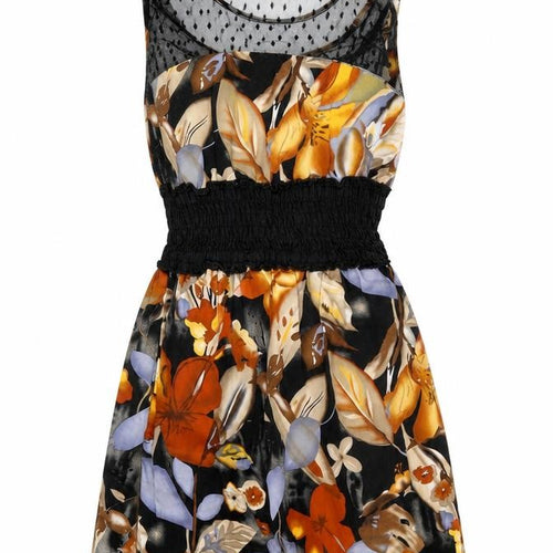 Cutie Womens Multicoloured Floral  Tank Dress  Size S