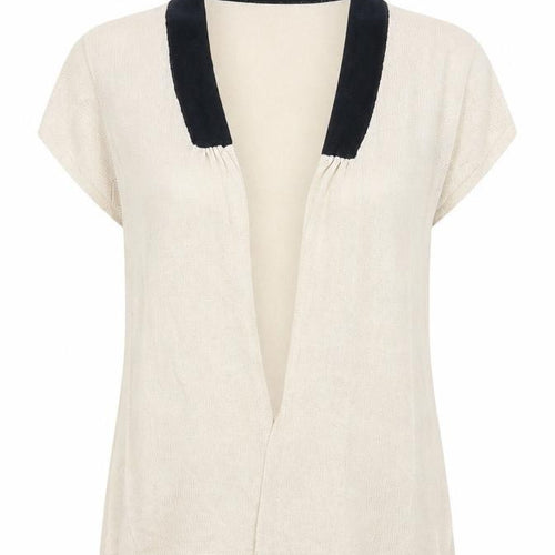 MINUET Womens Beige  Knit Cardigan Jumper Size 12