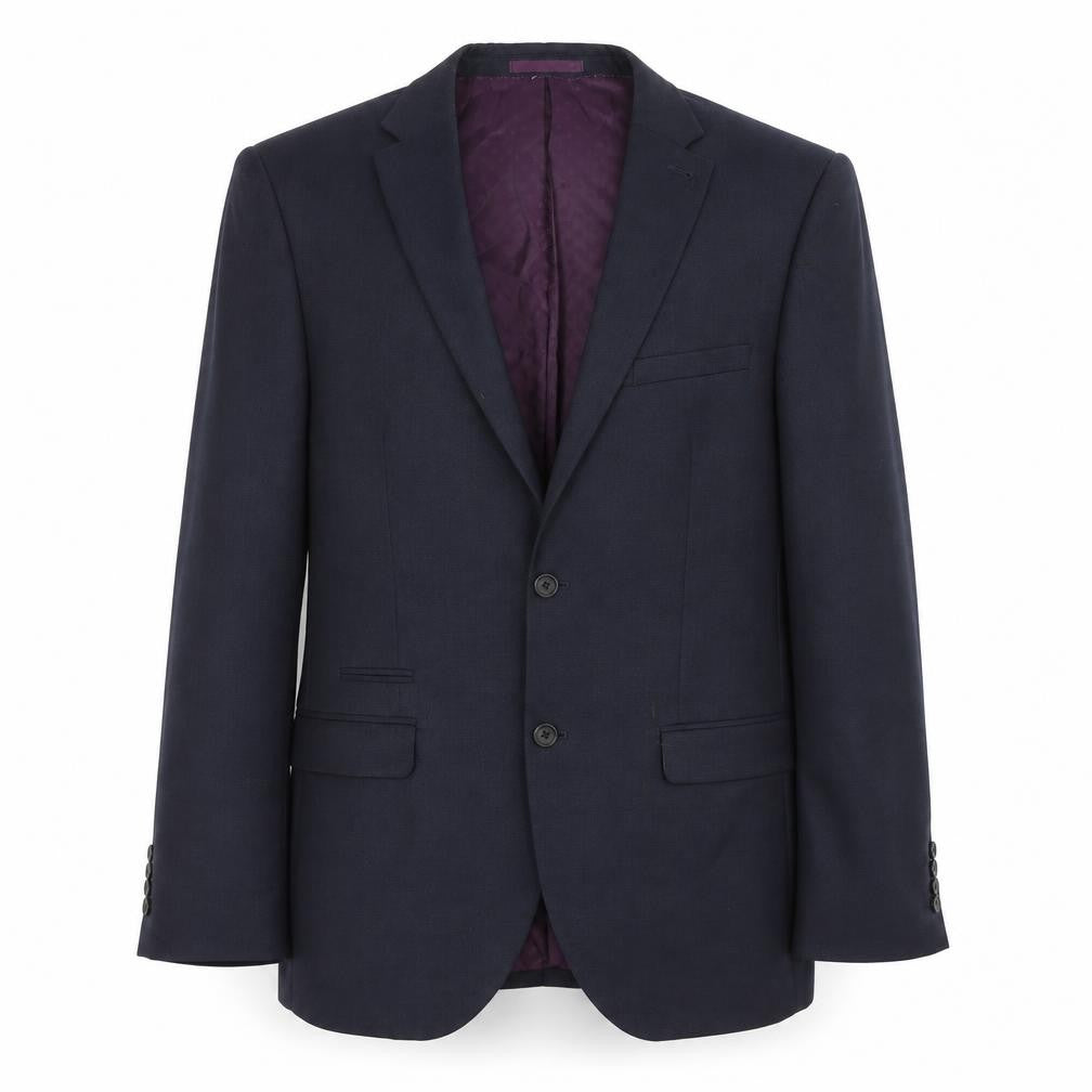 Front view of Next men’s blue jacket suit jacket, size 42