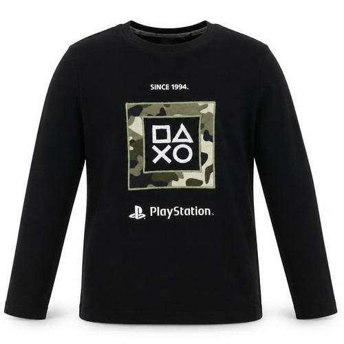 Primark Boys Black  Rayon  Pyjama Top Size 9-10 Years  - playstation
