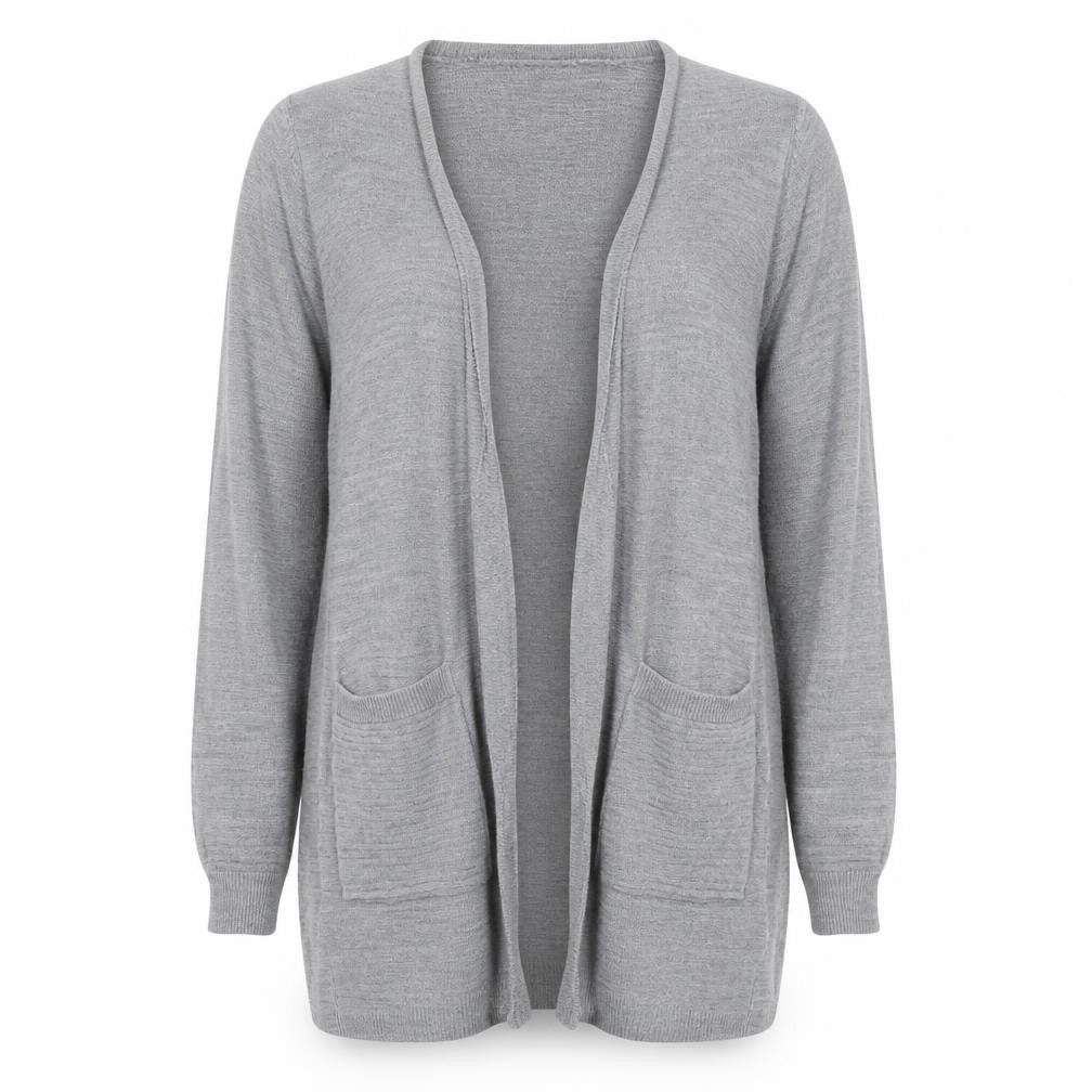 Jaqueline de Young Womens Grey   Cardigan Jumper Size S