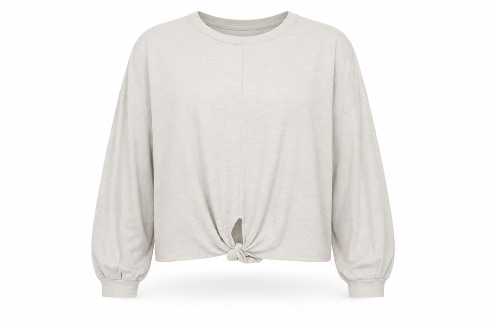 Front view of H&M women’s beige jumper, size M
