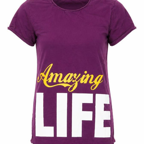 Preworn Womens Purple   Tunic T-Shirt Size M