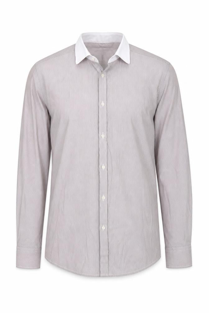 Front view of Next men’s purple button-up, size 14.5