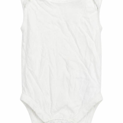 Early Days Baby White   Babygrow One-Piece Size 18 Months
