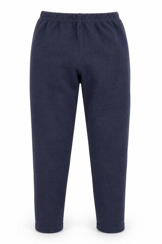 Front view of Pamuklu boys’ blue sweatpants, size XL