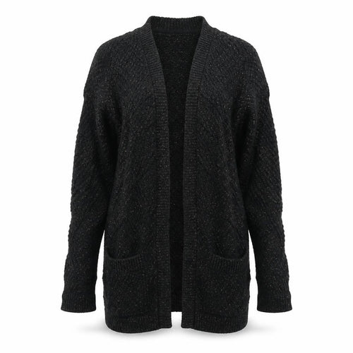 F&F Womens Black  Knit Cardigan Jumper Size 10
