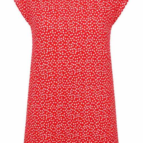SheIn Womens Red Floral  Slip Dress  Size 8