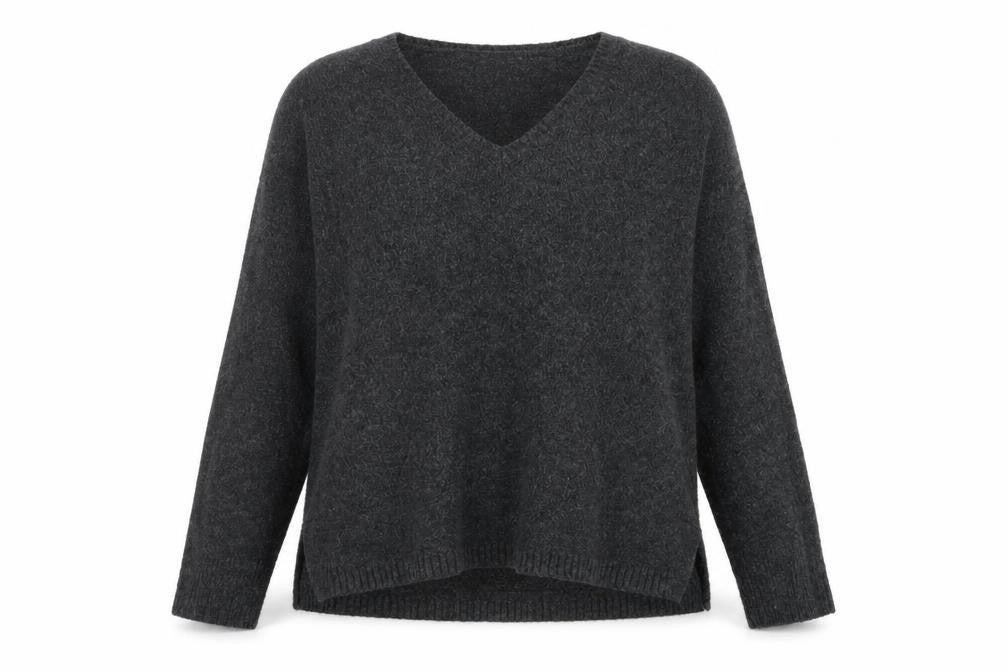Front view of Gap women’s grey jumper, size M