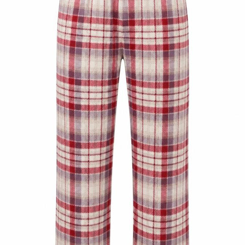 Marks and Spencer  Womens Beige Check  Sweatpants Trousers Size 12 L24 in