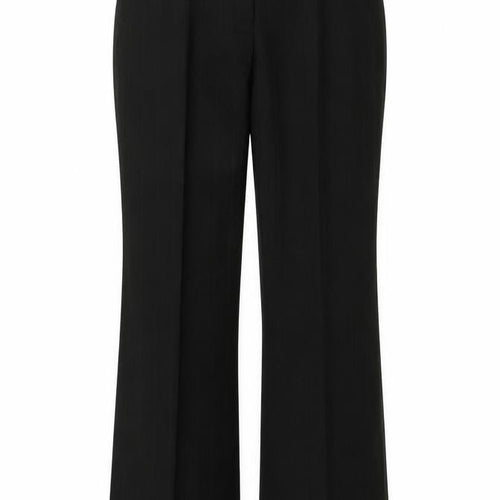 Marks and Spencer  Womens Black Striped  Trousers  Size 12 L25 in