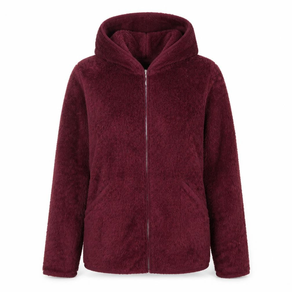 Front view of Next women’s purple jacket, size UK 10