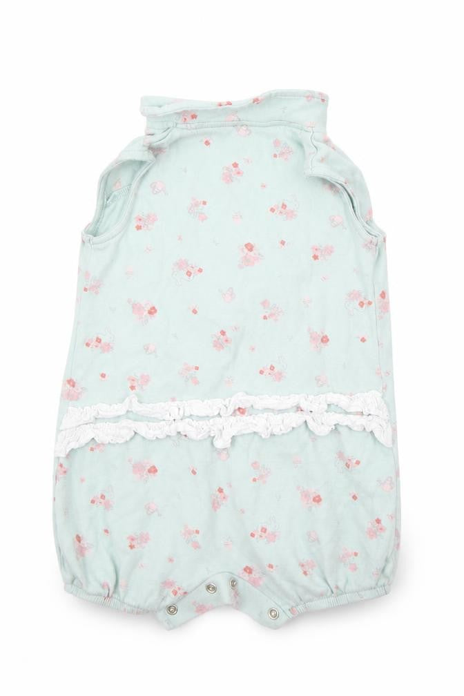 little nutmeg Baby Green Floral  Babygrow One-Piece Size 3-6 Months