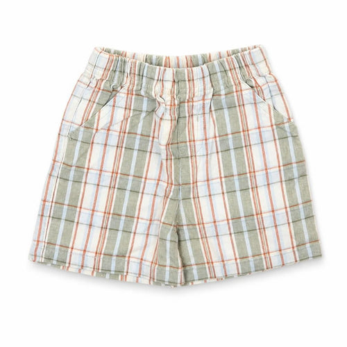 Adams Boys Green Check  Cropped Trousers Size 0-3 Months