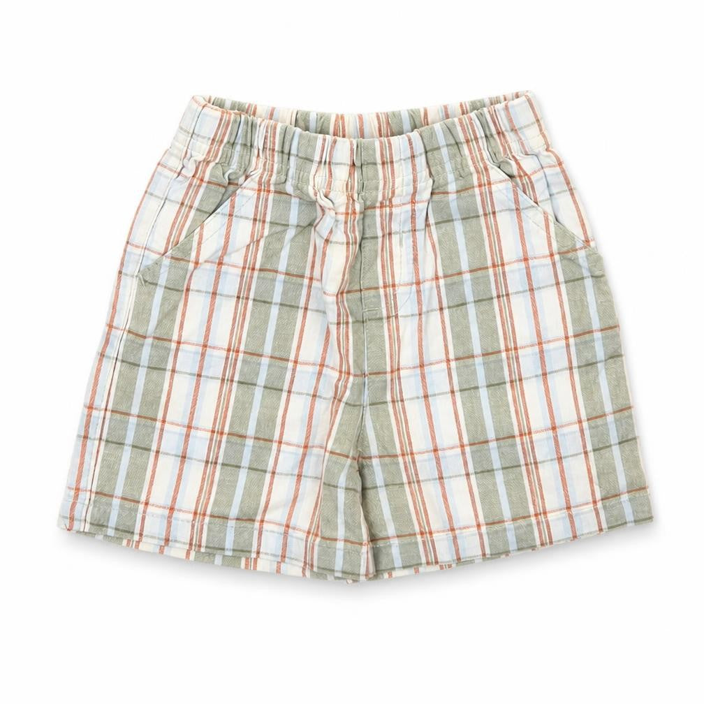 Adams Boys Green Check  Cropped Trousers Size 0-3 Months