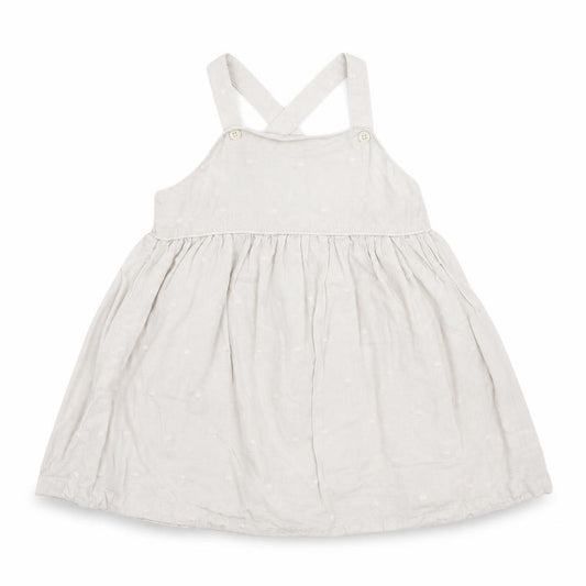 Front view of BHS girls’ grey geometric a-line, size 12-18, months
