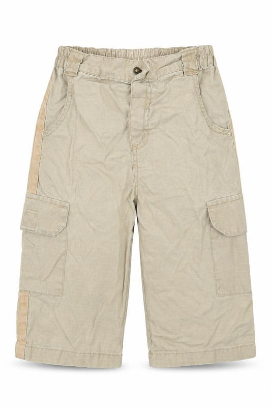 Front view of RJR.John Rocha boys’ beige cargo trousers, size 7, years
