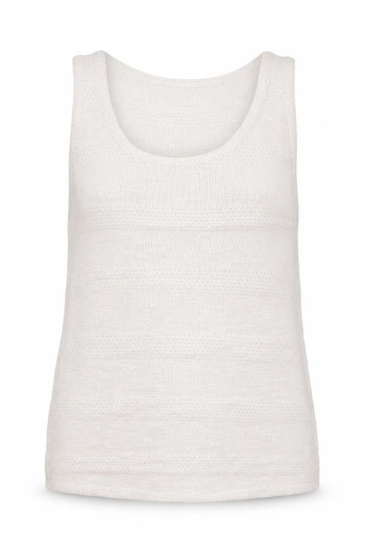 Front view of Topshop women’s pink basic tank, size UK 12