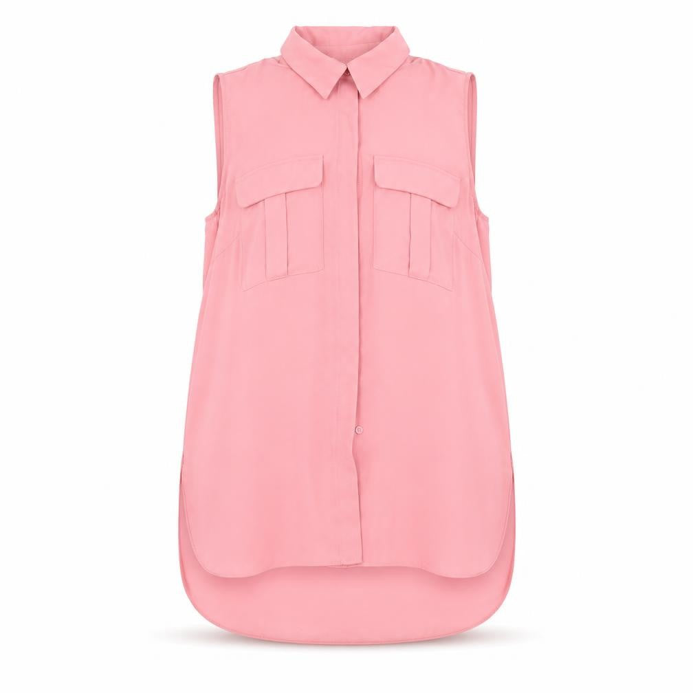 Atmosphere Womens Pink   Basic Button-Up Size 10