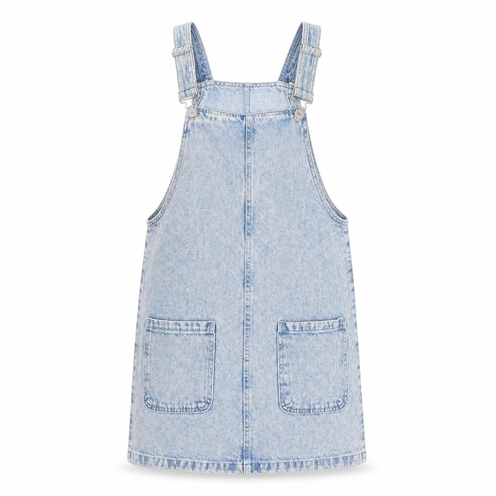 Front view of New Look women’s blue a-line, size UK 8