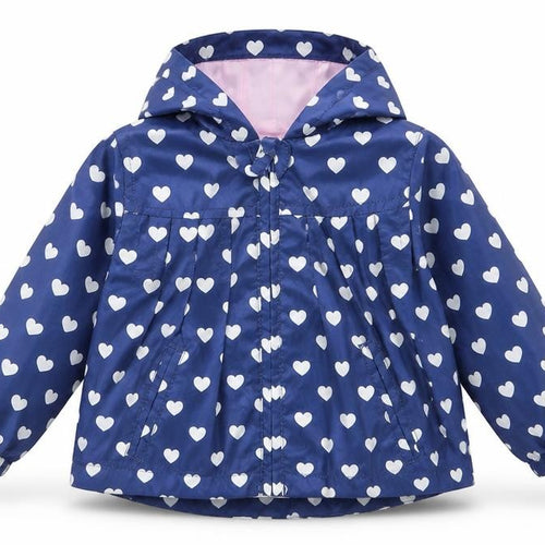 Mini Club Girls Blue Geometric  Jacket  Size 6-9 Months