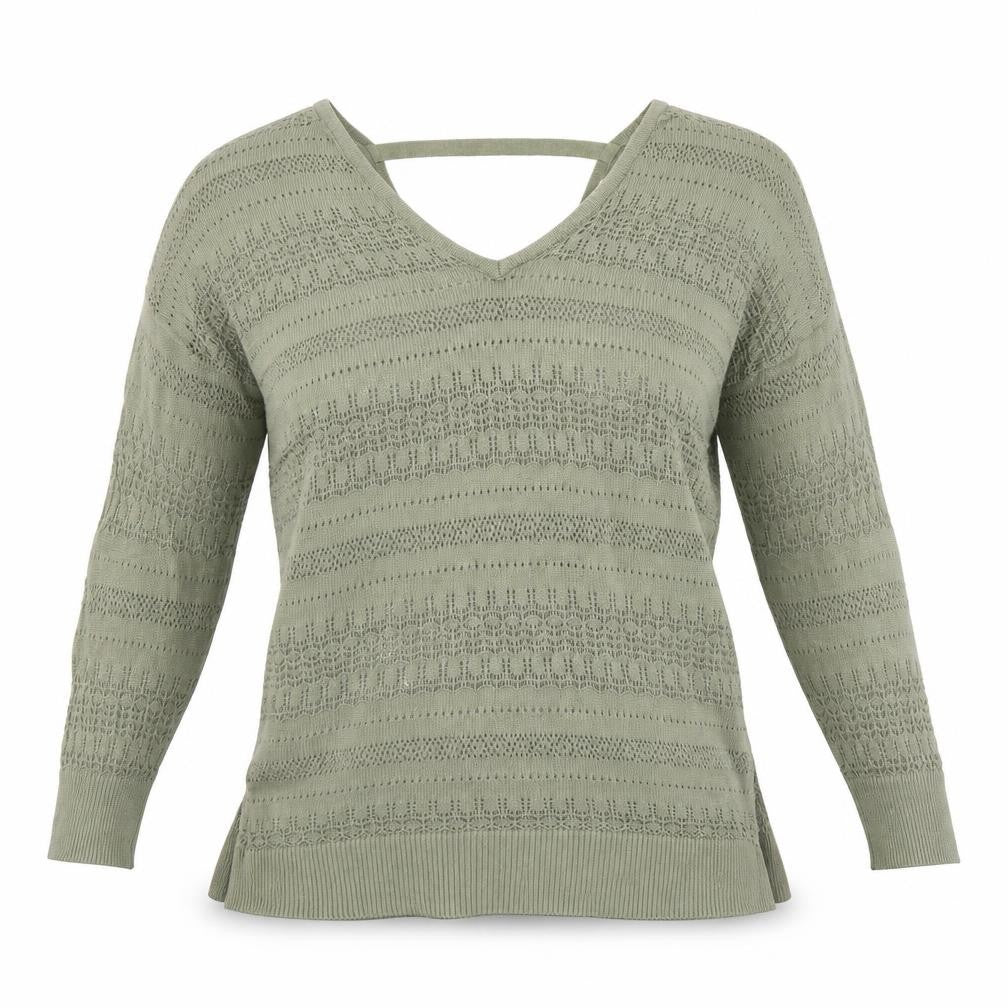 M&Co Womens Green   Pullover Jumper Size 12