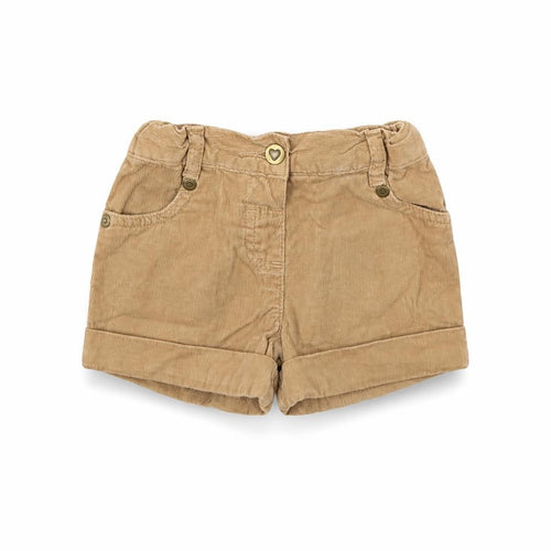 TU Girls Beige  Corduroy Capri Jeans Size 12 Months