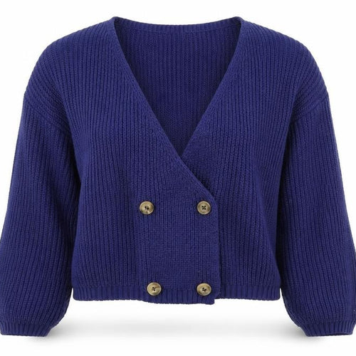 In the Style Womens Blue  Knit Cardigan Jumper Size 14