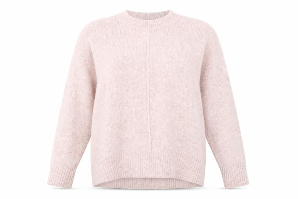 Front view of George women’s pink knit jumper, size S