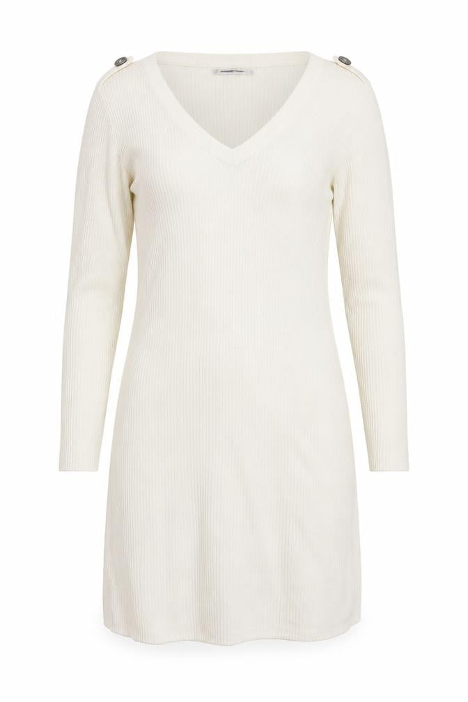 Front view of Urban Stone women’s ivory jumper, size S