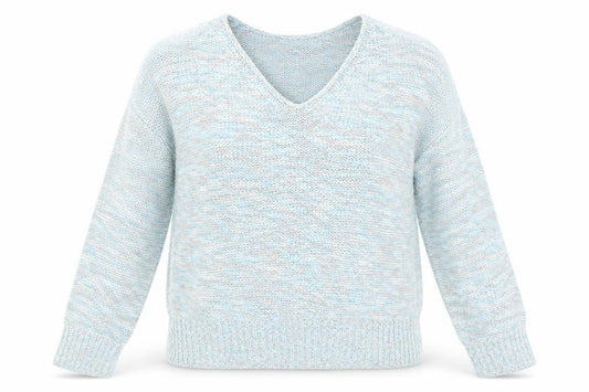 Front view of Papaya women’s multicoloured jumper, size M