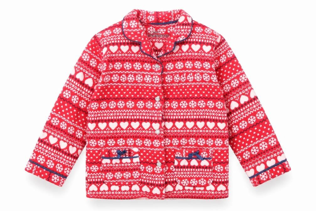 Young Dimension Girls Red Geometric  Top Pyjama Top Size 4-5 Years