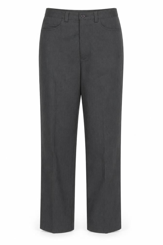 Preworn Womens Grey Striped  Trousers  Size 28 L32 in