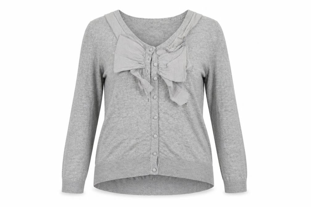 Marks and Spencer Womens Grey   Cardigan Jumper Size 18