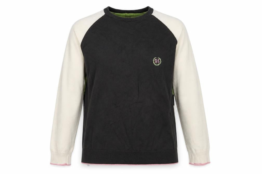 FLY53 Womens Grey   Pullover Sweatshirt Size XL