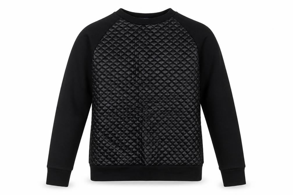 Front view of Topman men’s black jumper, size S