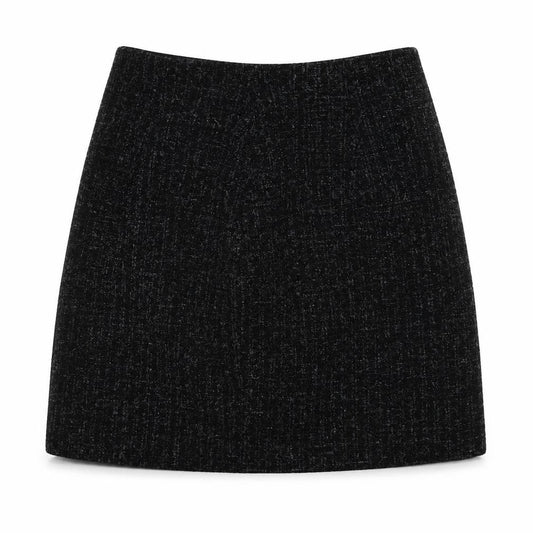 Front view of St Michael women’s grey bandage skirt, size UK 14