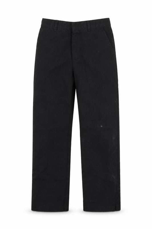 Front view of George boys’ black dress pants trousers, size 7-8, years
