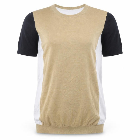 Front view of Next women’s beige jumper, size UK 12