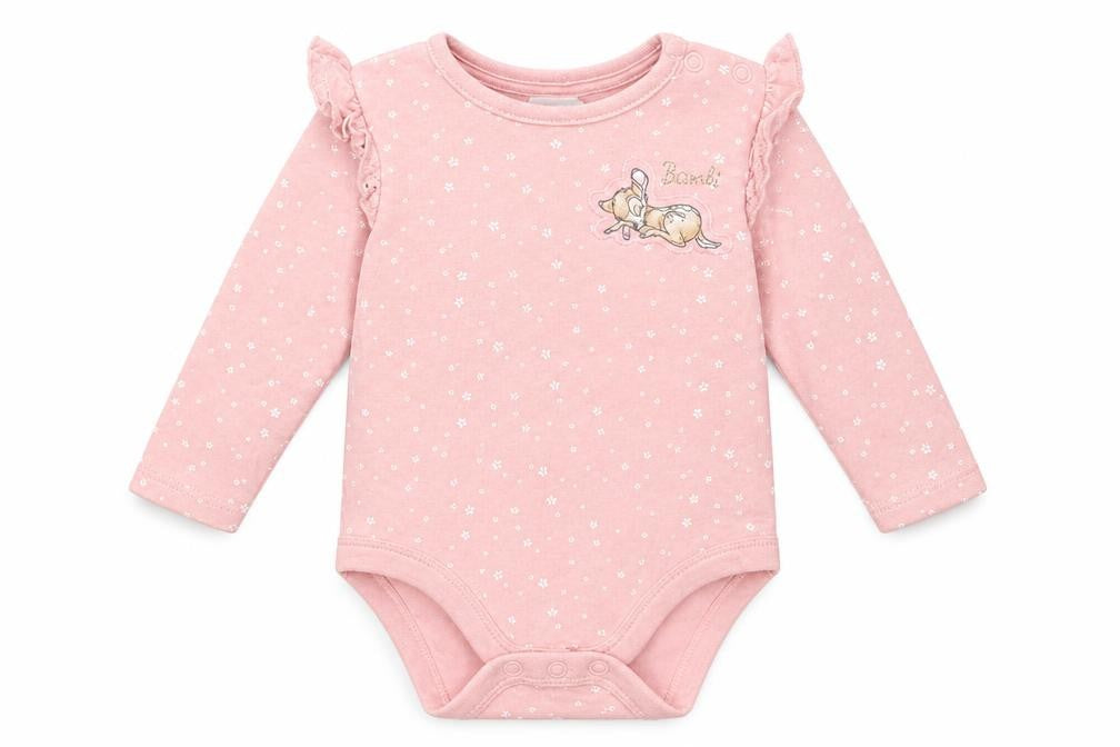 F&F Girls Pink   Babygrow One-Piece Size 3-6 Months  - bambi