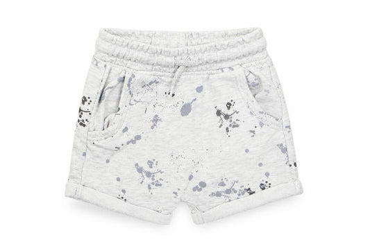 Front view of George boys’ grey geometric cropped trousers, size 12-18, months