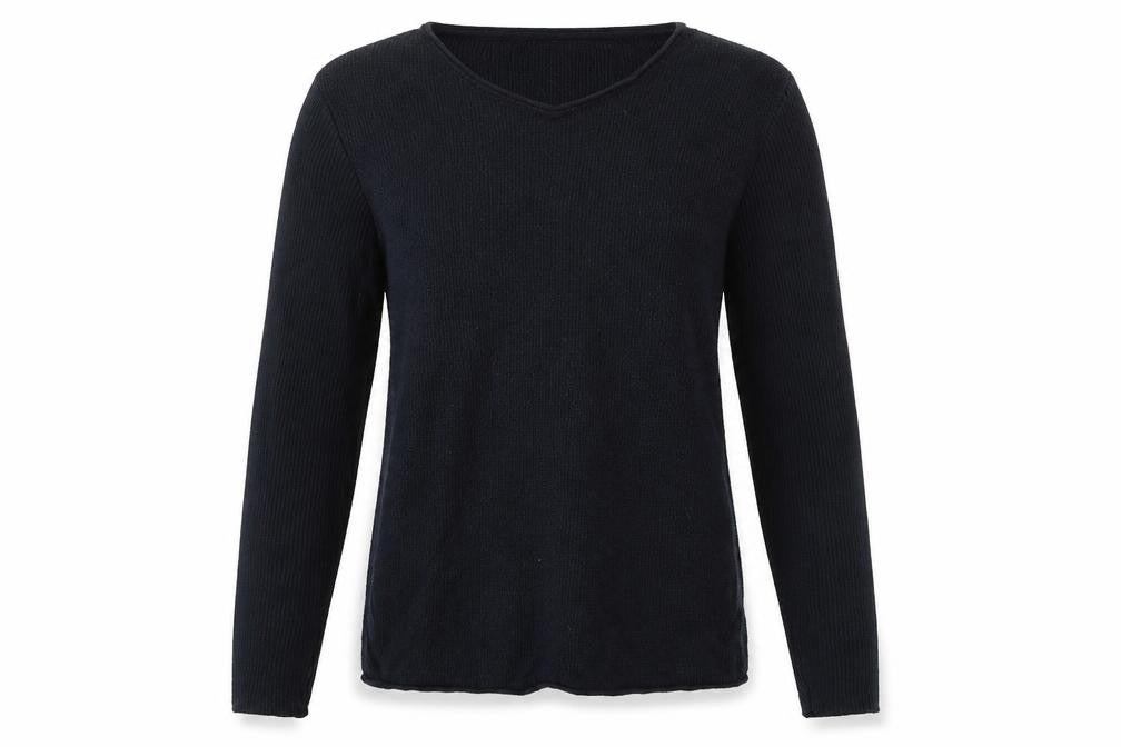 Front view of River Island women’s blue jumper, size L