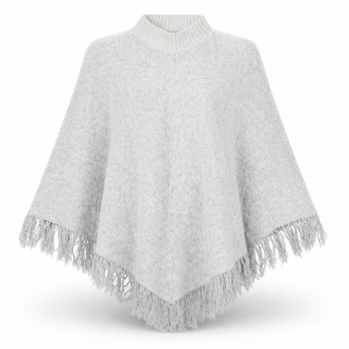 Young Dimension Girls Grey   Overcoat Poncho Size 12-13 Years