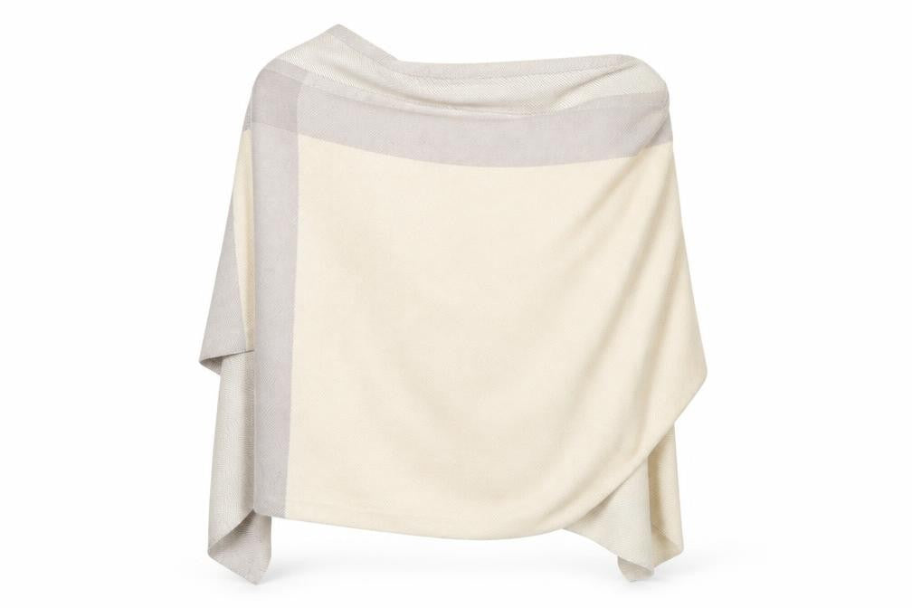 Front view of AirFrance women’s multicoloured shawl/wrap