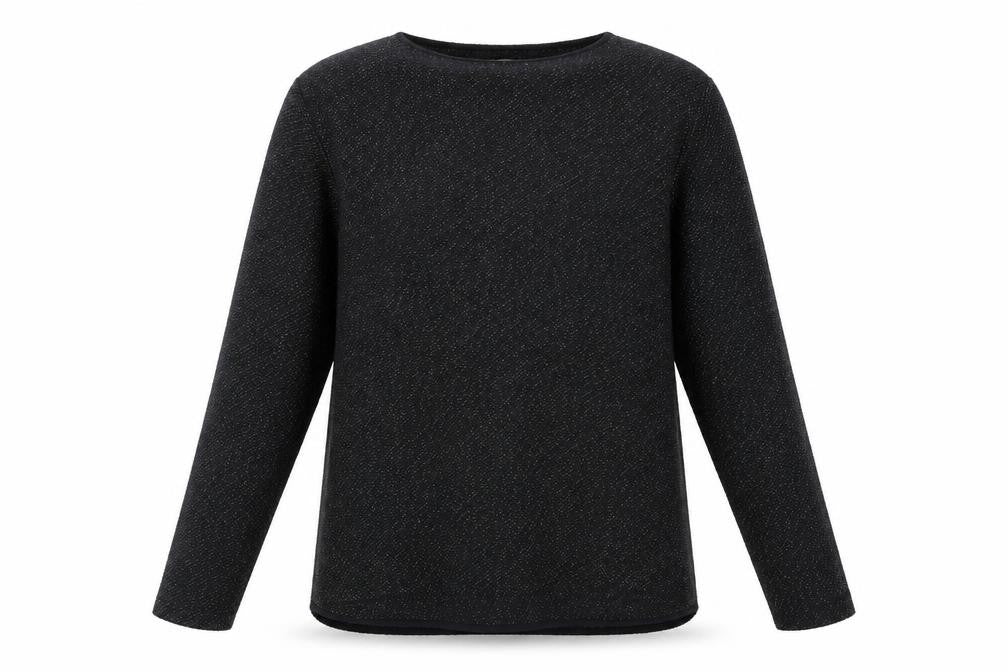 Front view of H&M men’s grey jumper, size M